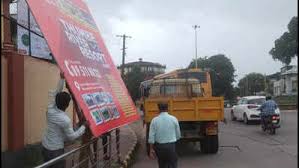 Pune Illegal Hoardings Action